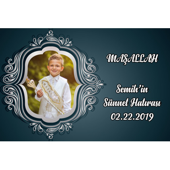 Gümüş Çerçeveli Sünnet Temalı Magnet