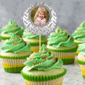 Gümüş Temalı Resimli Kürdan Süs