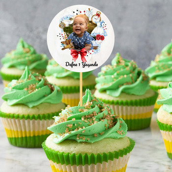 Harikalar Diyarı Çerçeve Temalı Parti Kürdan Süs