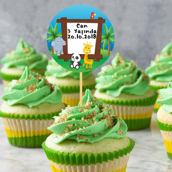 Hayvanlar Alemi  Temalı Kürdan Süs