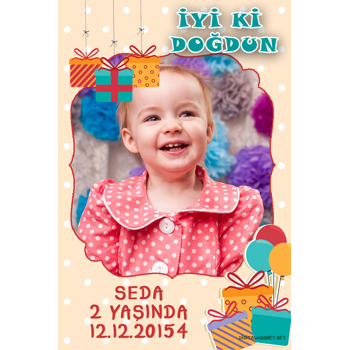 Hediye Paketi Temalı Magnet
