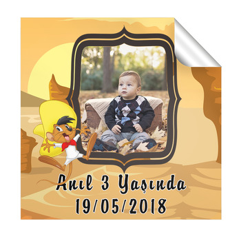 Hızlı Gonzalez TemalıKare Etiket