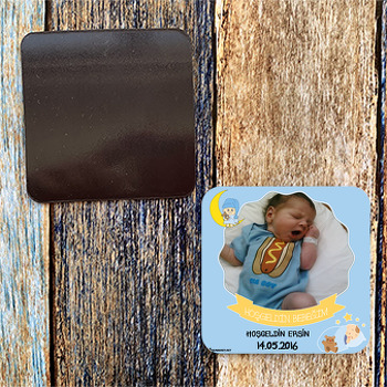 Hoşgeldin Bebeğim Temalı Magnet