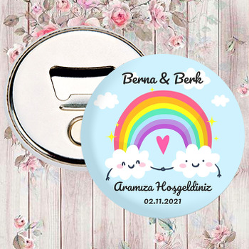 İkiz Bulutlar ile Gökkuşağı Temalı Magnet Açacak