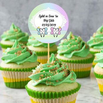 İkizler Temalı Diş Buğdayı  Kürdan Süs