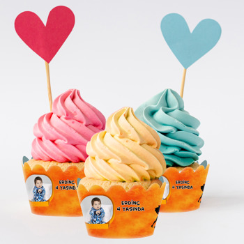 İnanılmaz Aile Temalı Cupcake Sargısı