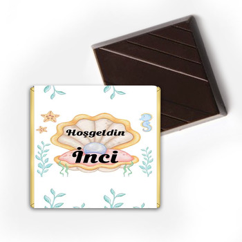 İnci Tanesi ile İstiridye Temalı Çikolata Sargısı
