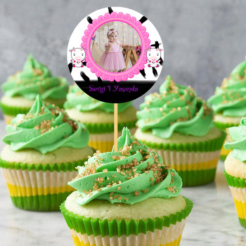 İnek Temalı Resimli Kürdan Süs