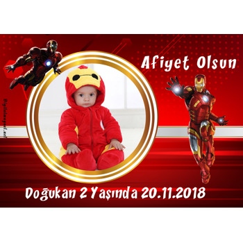 Iron Man Doğum Günü Amerikan Servis