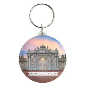 İstanbul Dolmabahçe ile Şehirler Temalı Anahtarlık