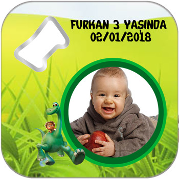İyi Bir Dinozor Temalı Kare Magnet Açacak