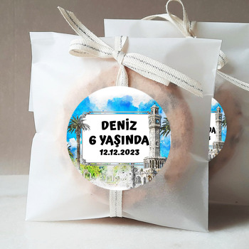 İzmir Saat Kulesi Temalı Sticker
