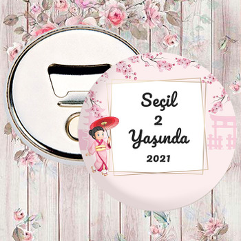 Japon Sakura Çiçekleri Temalı Magnet Açacak