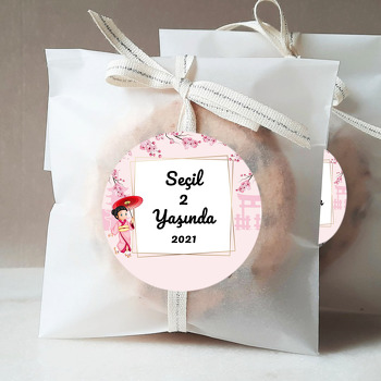 Japon Sakura Çiçekleri Temalı Sticker