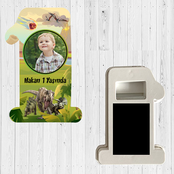 Jurassic World Dinozorlar Temalı Doğum Günü Magnet Açacak