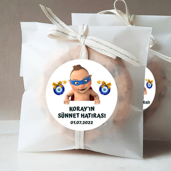 Kahraman Sünnet Çocuğu Temalı Sticker