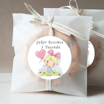 Kalpli Balon Temalı Sticker