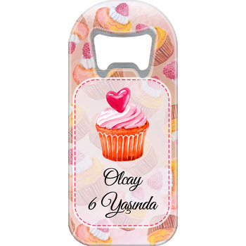 Kalpli Cupcake Temalı Doğum Günü Uzun Açacak