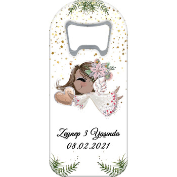 Kalpli Melek Temalı Uzun Magnet Açacak
