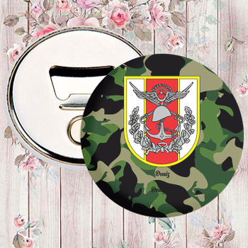 Kamuflaj Desenli TSK Logolu Magnet Açacak