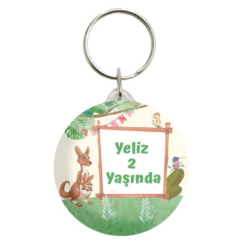 Kanguru Temalı Anahtarlık