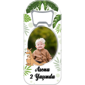 Kanguru Temalı Uzun Magnet Açacak