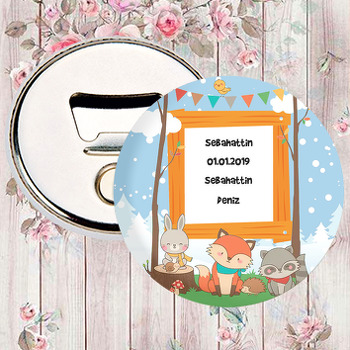 Kar Hayvanları Temalı Magnet Açacak