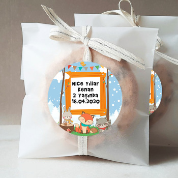 Kar Hayvanları Temalı Sticker