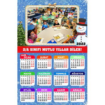 Kardam Adam ile Yılbaşı Temalı Takvim Magnet