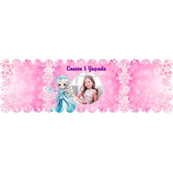 Karlar Kraliçesi Elsa Pembe Temalı Magnet Notluk