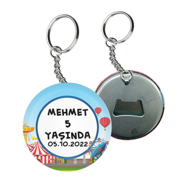 Karnaval Temalı Arkası Açacak Anahtarlık