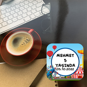 Karnaval Temalı Bardak Altlığı