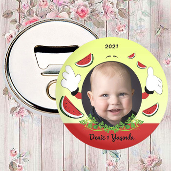 Karpuz Dilimleri Temalı Magnet Açacak