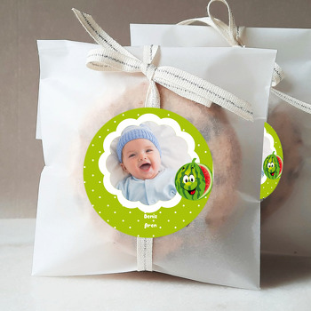 Karpuz Temalı Resimli Sticker