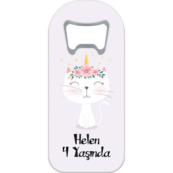 Kedicorn Temalı Doğum Günü Uzun Açacak