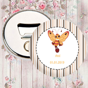 Kelebek Temalı Magnet Açacak