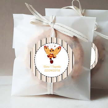 Kelebek Temalı Sticker