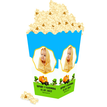 Kepçe Temalı Popcorn Kutusu