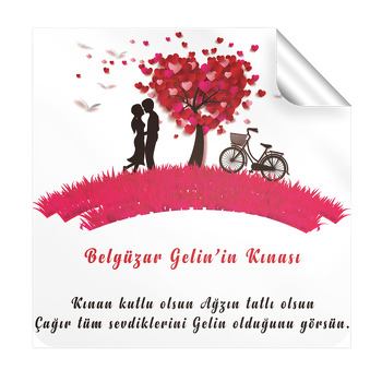 Kına Gecesi  Kare Etiket