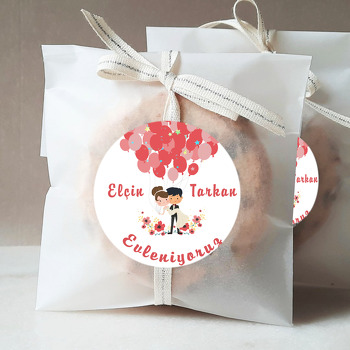 Kırmızı Balon  Temalı Sticker