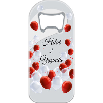 Kırmızı Şeffaf Balonlar Gri Fon Temalı Doğum Günü Uzun Açacak