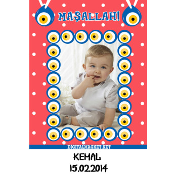 Kırmızı Temalı Sünnet Magneti