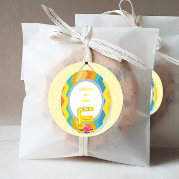 Kişiye Özel E Harfi Temalı Sticker