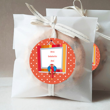 Kişiye Özel İ Harfi Temalı Sticker