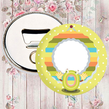 Kişiye Özel O Harfi Temalı Magnet Açacak