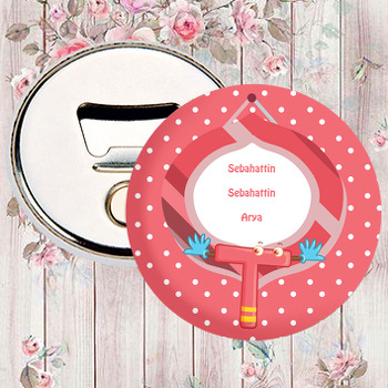 Kişiye Özel T Harfi Temalı Magnet Açacak