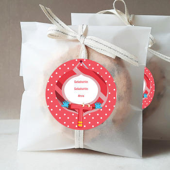 Kişiye Özel T Harfi Temalı Sticker