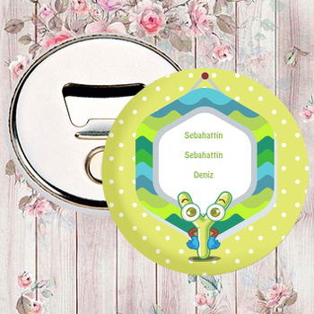Kişiye Özel Y Harfi Temalı Magnet Açacak
