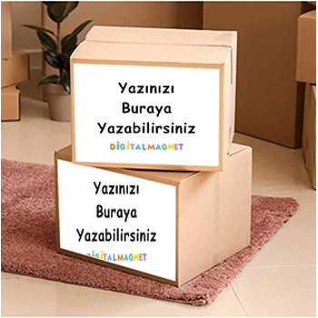 Kişiye Özel Yapışkanlı Sticker