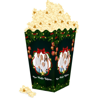 Kişiye Özel Yılbaşı Temalı Popcorn Kutusu